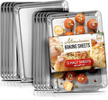 Eatex Aluminum Baking Sheet Set, 12 Pack Cookie Sheet Set, 18” x 13” Steel by Eatex