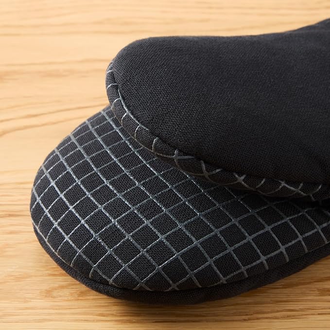 KITCHENAID Gourmet Series Gridlines Mini Oven Mitts 2-Pack Set, Heat Resistant - Image 3
