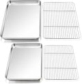 P&P CHEF 16 + 12.5 Inch Stainless Steel Baking Sheet by PPCHEF