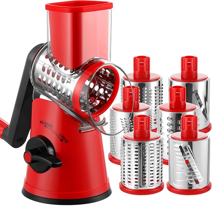 Geedel Rotary Cheese Grater Cheese Shredder by Geedel