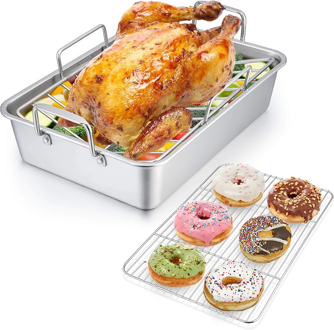 P&P CHEF 14" Roaster Roasting Pan by PPCHEF
