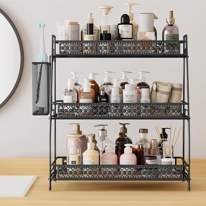 Vintage 3 Tier Spice Rack Organizer - Image 8