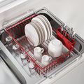 JASIWAY Red in Sink Dish Drying Rack, Expandable Stainless Steel Small Dish by JASIWAY