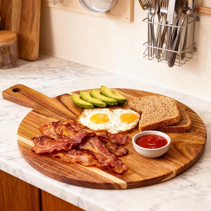 Large Acacia Wood Cutting Board - Image 7