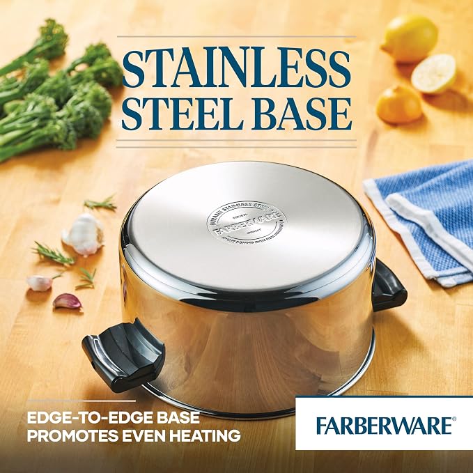 Farberware Classic Stainless Steel 6-Quart Stockpot - Image 6