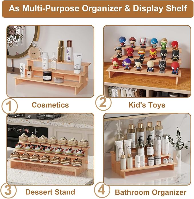 JinDoWin 3 Tiered Spice Rack Organizer - Image 6