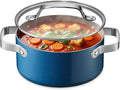 Bakken 3 Quart Ceramic Coated Stock Pot by BAKK%C3%8BNMASTER