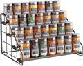 Spice Rack Organizer for Cabinet, 4 Tiered Spice Rack Organizer, Tiered by GIGIFTREE