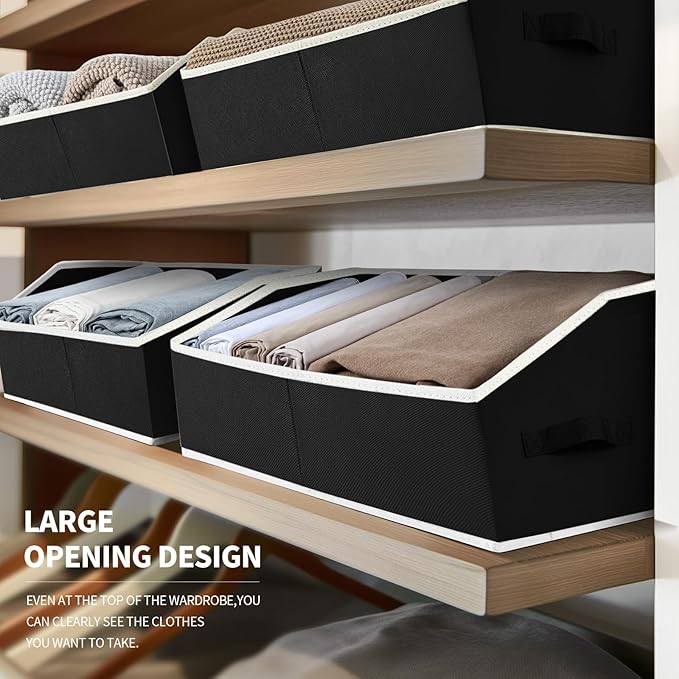 Homsorout Closet Baskets for Shelves Trapezoid - Image 4