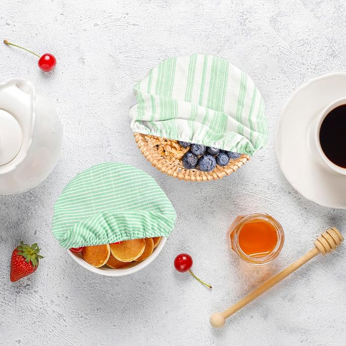 Reusable Bowl Covers, 5 Size Stretch Cloth Bowl Covers - Image 7