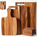 Acacia Wood Cutting Board Set of 3 by BierofaroDirect