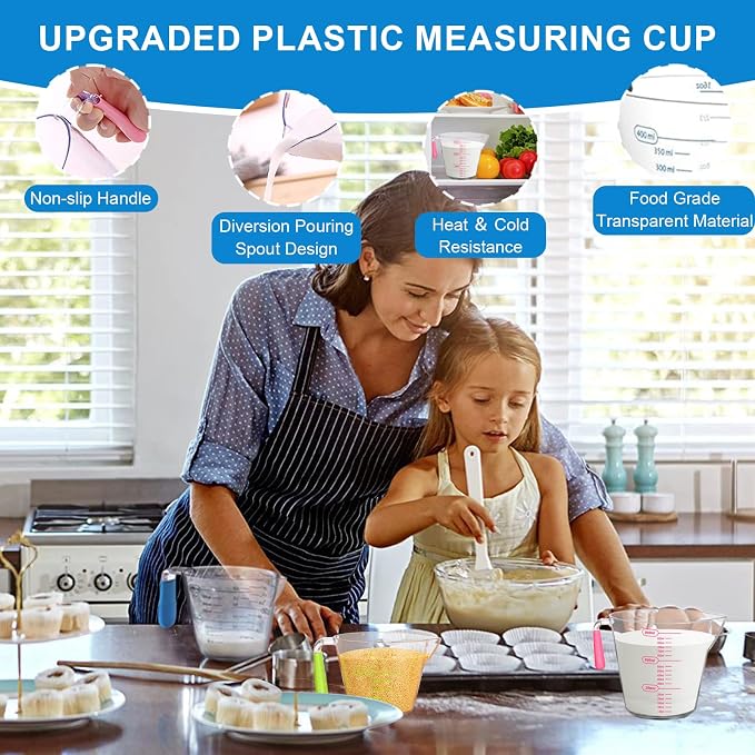 Measuring Cups and Spoons Set 21 Piece, 11 Stainless Steel Nesting Measuring - Image 5