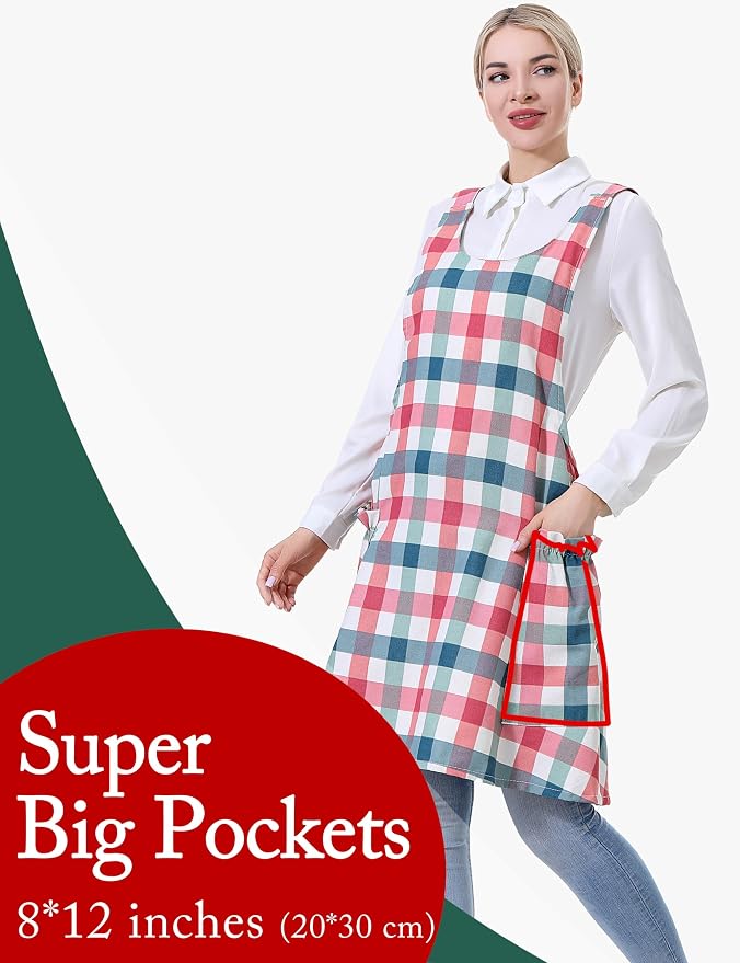 Cozy Adjustable Cross Back Aprons - Image 2