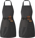 BeLuyi 2 Pack Adjustable Bib Apron by BELUYI