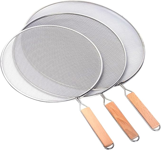 3 Pieces Grease Splatter Screen by YOLOPLUS