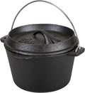 Stansport Pre-Seasoned Cast Iron Dutch Oven by Stansport