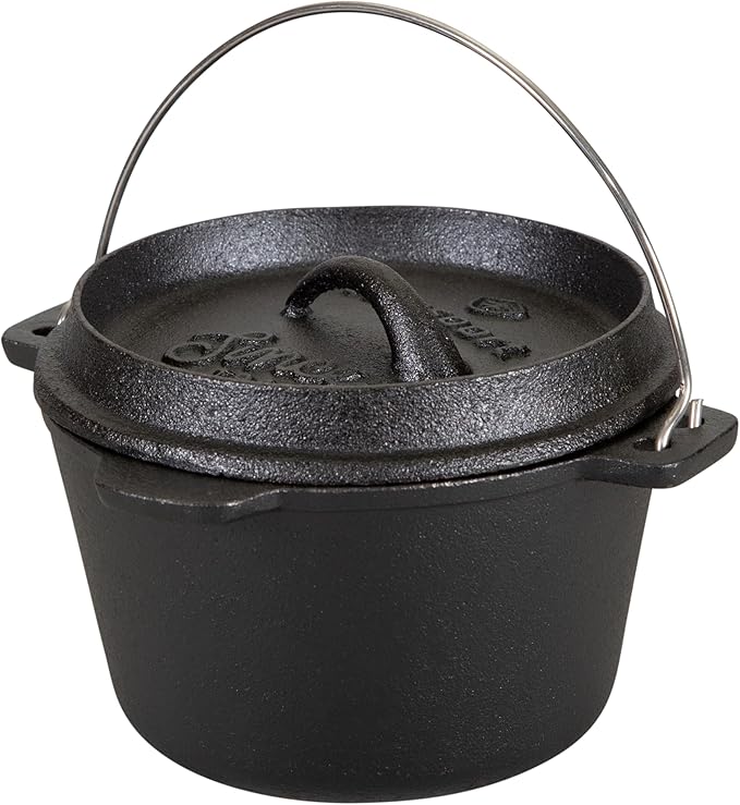 Stansport Pre-Seasoned Cast Iron Dutch Oven by Stansport