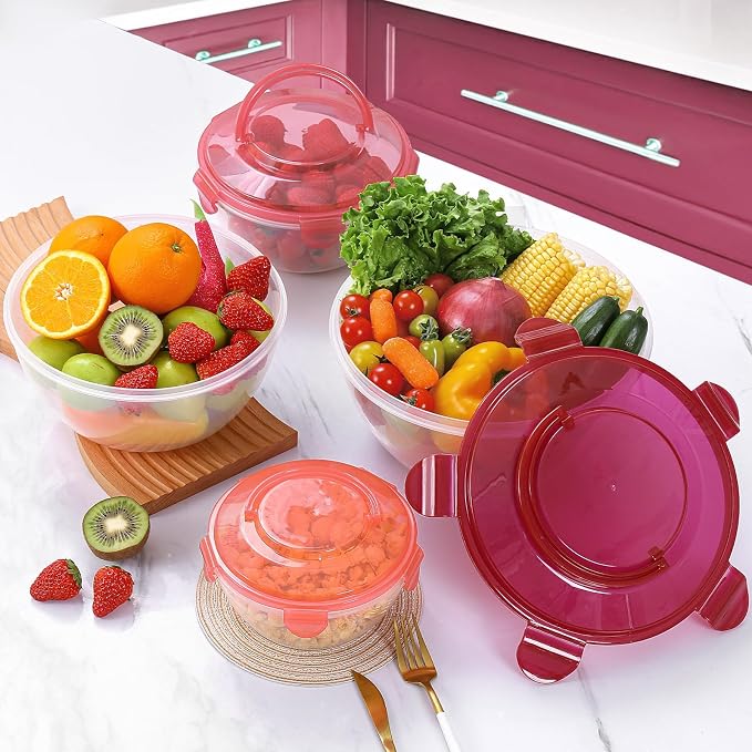 LUXEAR 4-Piece Mixing Bowls - Image 9