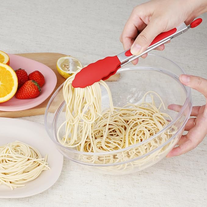 Hotec Mini Silicone Kitchen Tongs - Image 8