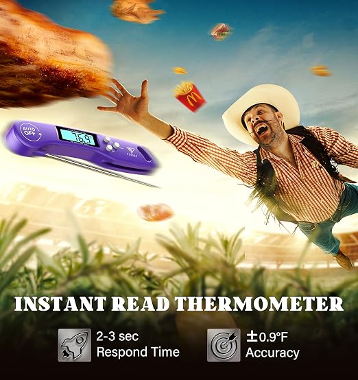 DOQAUS Digital Meat Thermometer, Instant Read Food Thermometer - Image 2