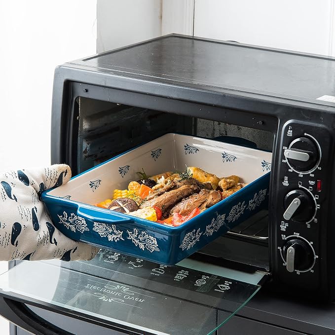 Wisenvoy Casserole Dish Baking Dish Ceramic Lasagna Pan Bakeware Sets Baking - Image 6
