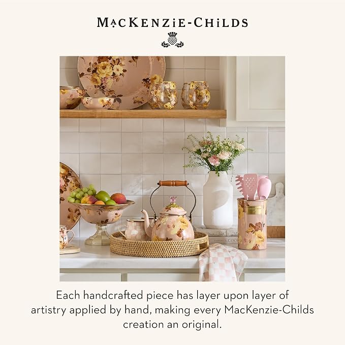 MACKENZIE-CHILDS Enamel Utensil Holder, Stylish Kitchen Countertop Organizer - Image 6