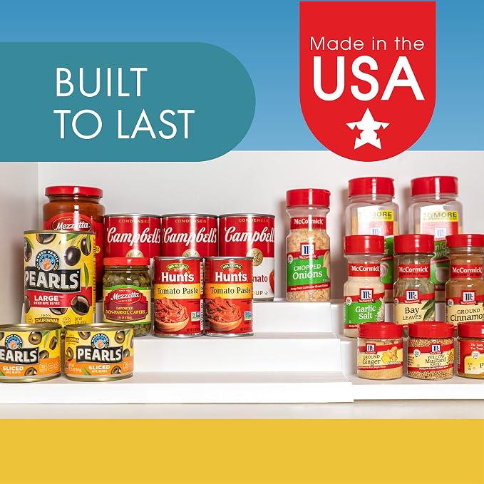 Dial Industries Adjustable 3 Tier Expandable Shelf Spice and Seasoning Jars - Image 2