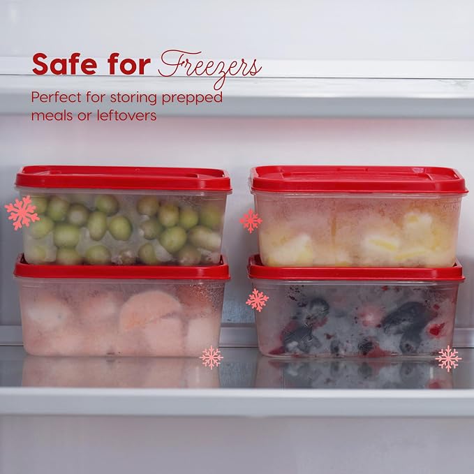 IRIS USA 12 PC Plastic Food Storage Containers - Image 5