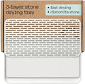 Deepstone 3-Layer Stone Dish Drying Mat by deepstone
