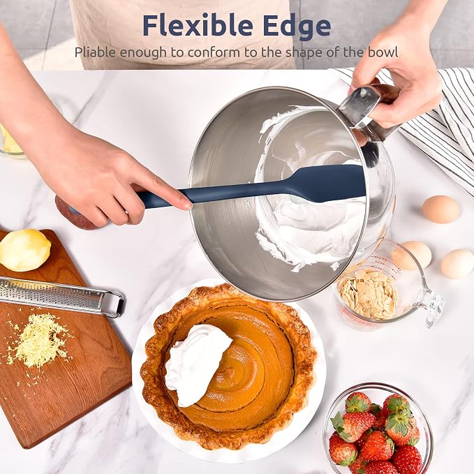 14in Extra Large Silicone Spatula: U-Taste 600ºF Heat Resistant Flexible - Image 4