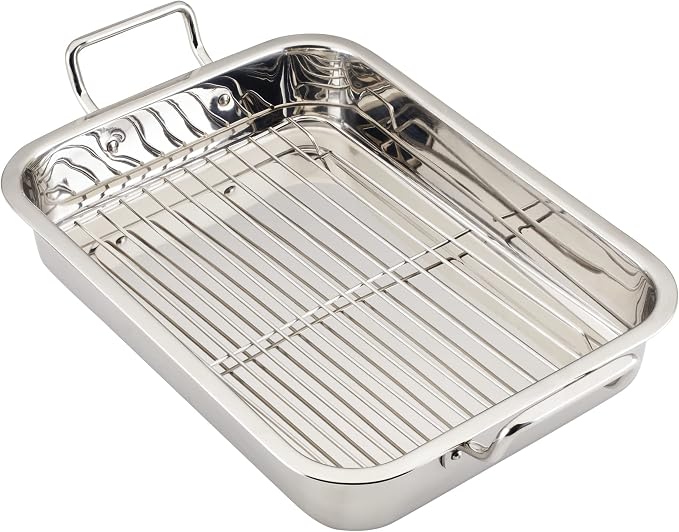 Farberware Classic Traditions Stainless Steel Roaster/Roasting Pan - Image 10