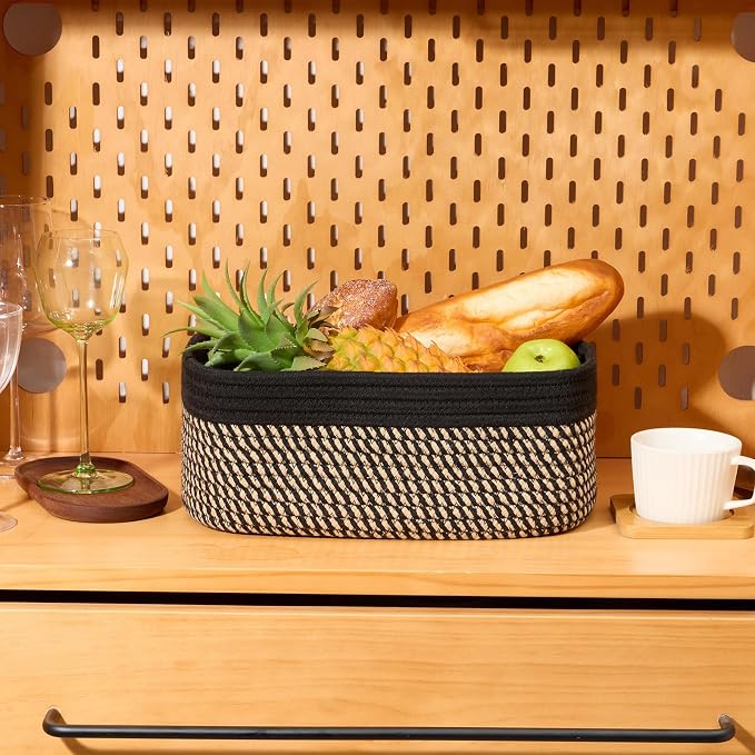 MiniArk Small Storage Baskets for Organizing | Closet Organizer Bins | Shelf - Image 5