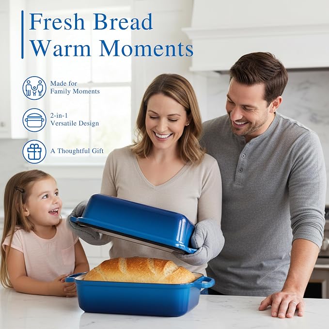 11x5 Inch Cast Iron Loaf Pan - Image 6