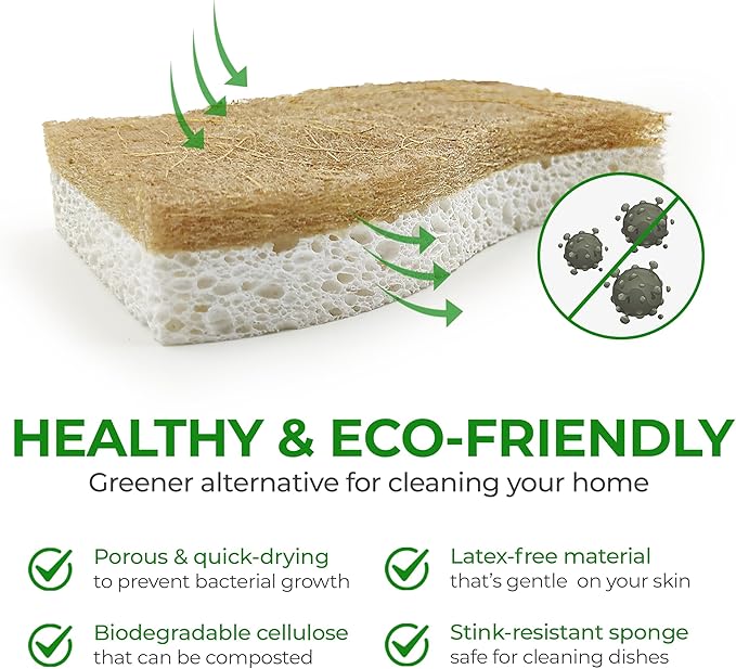 AIRNEX Natural Kitchen Sponges - Image 3