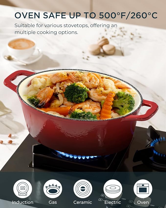Enameled Cast Iron Dutch Oven - Image 6