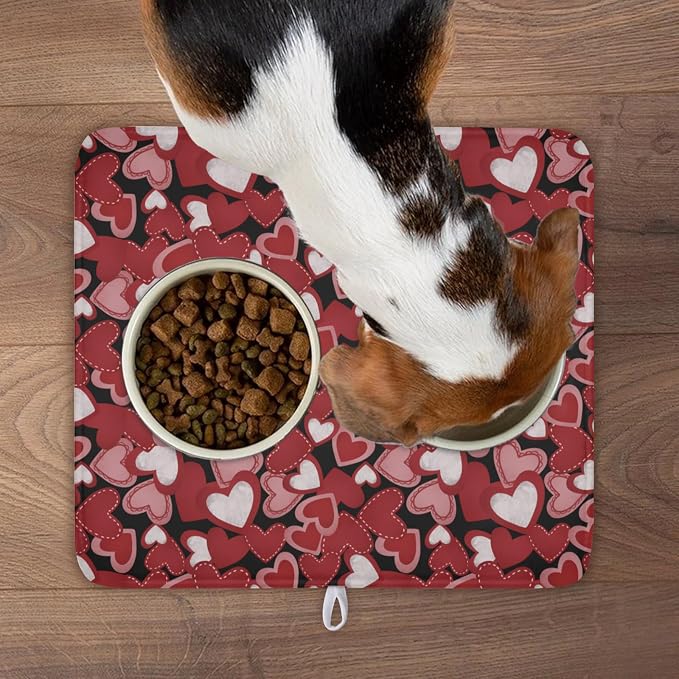 Valentines Day Dish Drying Mat for Kitchen Counter 18x16 Inch Love Drying Mat - Image 8