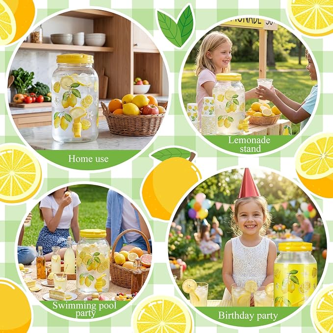 Havawish 2 Pcs 1 Gallon Plastic Beverage Dispenser - Image 5