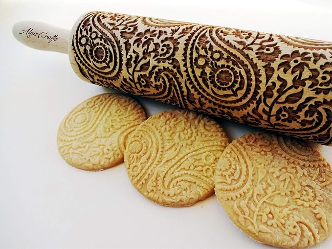 PAISLEY Embossing Rolling Pin - Image 4