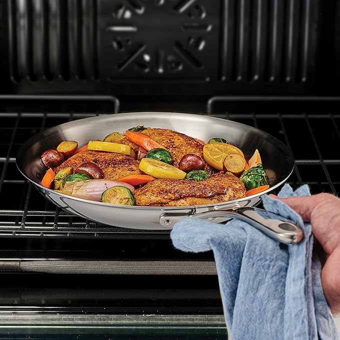 Tramontina Boston Tri-Ply Clad Stainless Steel 10-Inch Frying Pan, - Image 5