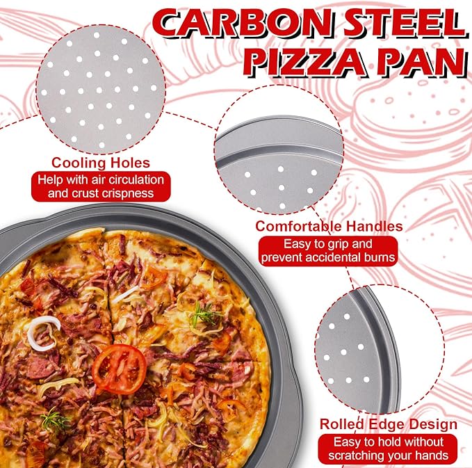 Pizza Pan for Oven - Image 3