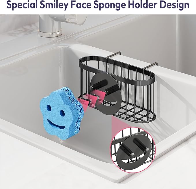 SWTYMIKI Sponge Holder for Kitchen Sink - Image 3