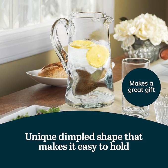 Libbey Impressions Large Glass Pitcher, 80 Oz, Tall Cocktail Pitcher, Modern - Image 6