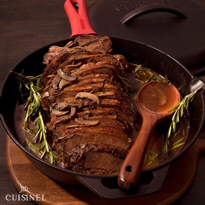 Cast Iron Skillet Set with Lids - Image 7