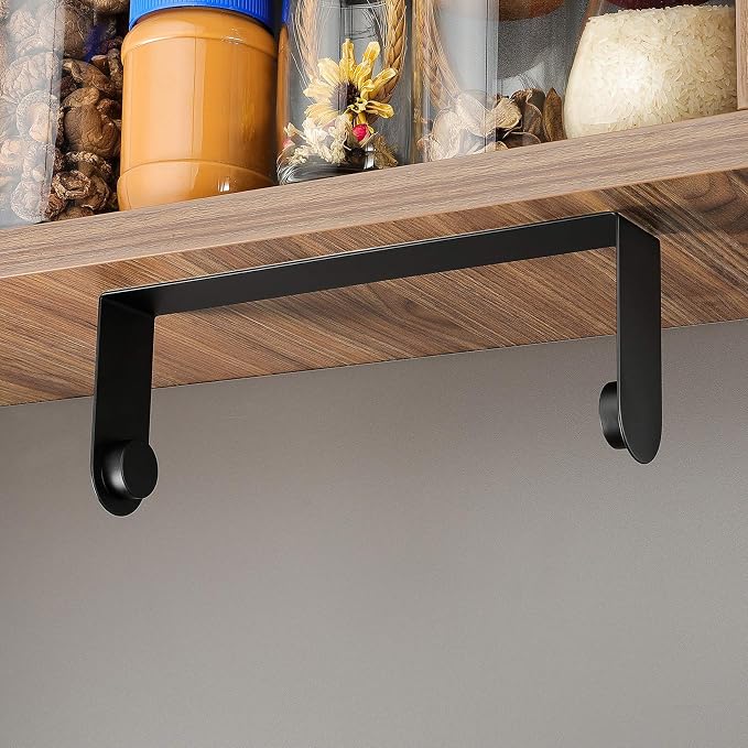 ZUNTO Black Paper Towel Holder Under Cabinet, Stainless Steel Kitchen Towel - Image 6