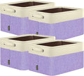 BALEINE 4 Pack Fabric Closet Storage Bins by BALEINE