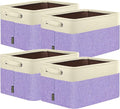 BALEINE 4 Pack Fabric Closet Storage Bins by BALEINE