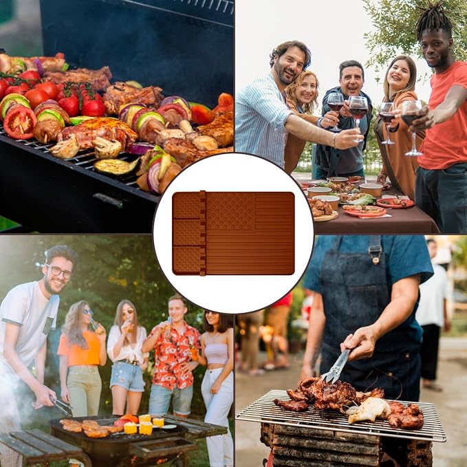 2 PCS Silicone Grill Mat Compatible - Image 6