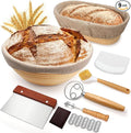 Sourdough Proofing Basket Gift Set, Sourdough Baskets by EWFEN
