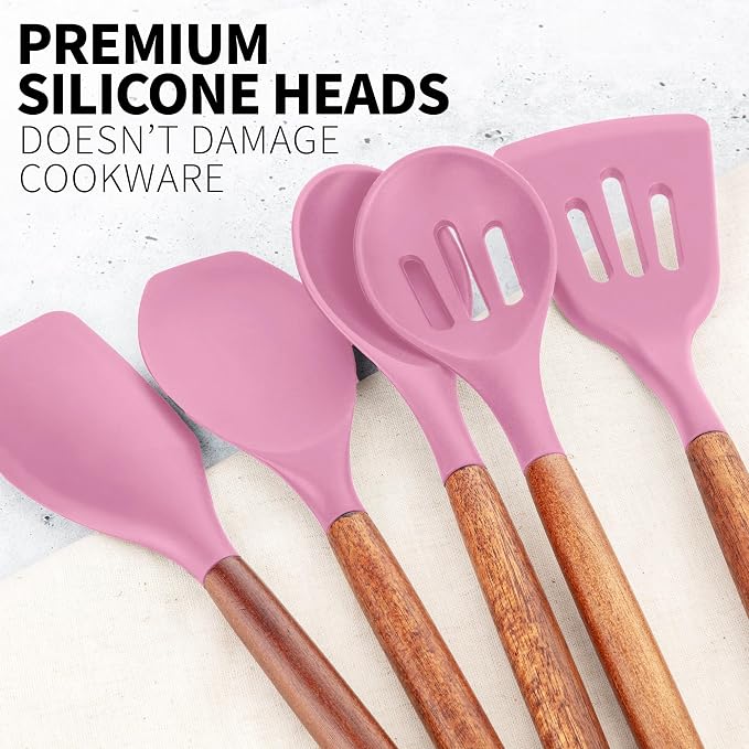 Zulay Kitchen Non-Stick Cooking Utensils Set - Image 9