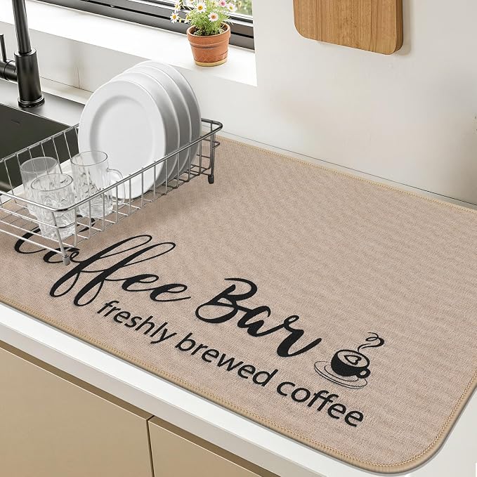 Findosom Dish Drying Mat, Cuttable Drying Mat - Image 6